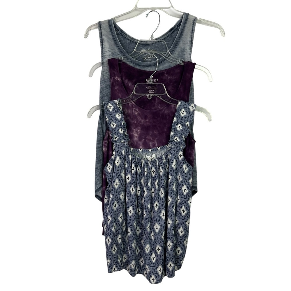 MAURICES/American Eagle Outfitters/Lucky Brand Women’s Tank Tops Sz Medium Lot/3
